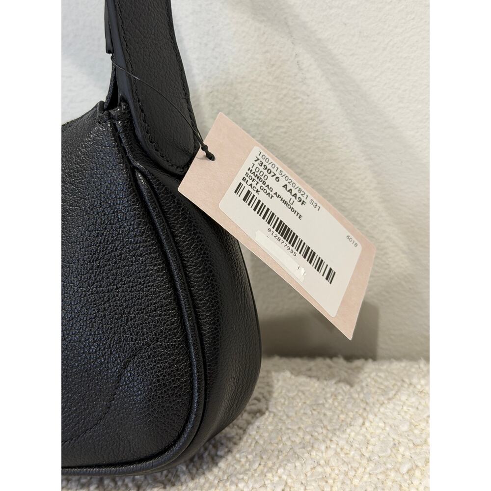 Gucci Mini Aphrodite Tote Bag in Black Leather NWT - Picture 9 of 9